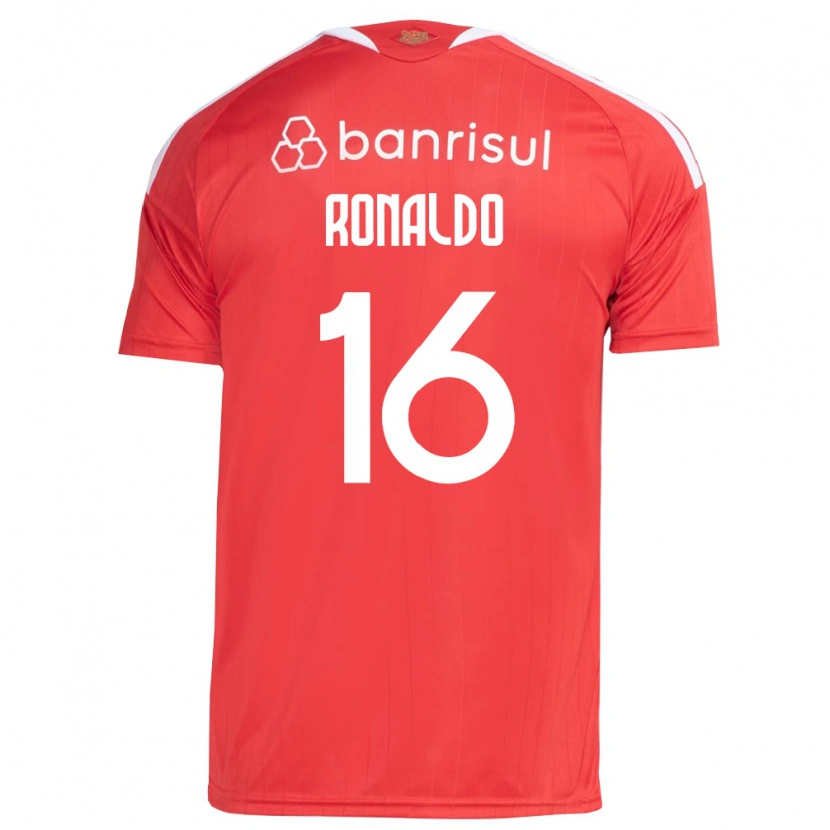 Danxen Kinder Ronaldo Da Silva Souza #16 Rot Weiß Heimtrikot Trikot 2026/27 T-Shirt