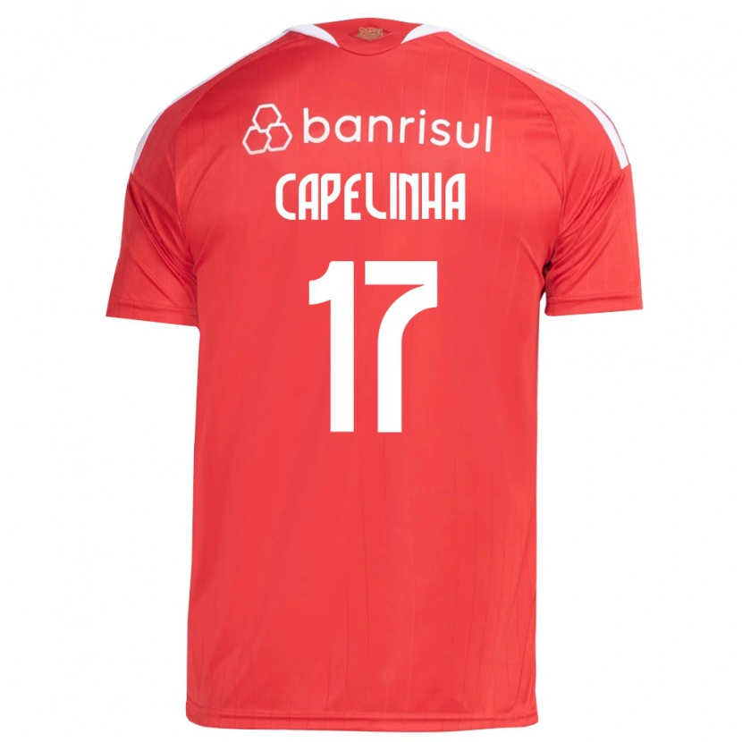 Danxen Kinder Capelinha #17 Rot Weiß Heimtrikot Trikot 2026/27 T-Shirt