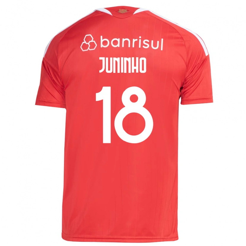 Danxen Kinder Juninho #18 Rot Weiß Heimtrikot Trikot 2026/27 T-Shirt