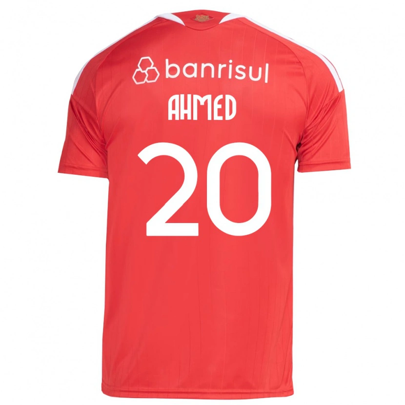 Danxen Kinder Diego Ahmed #20 Rot Weiß Heimtrikot Trikot 2026/27 T-Shirt