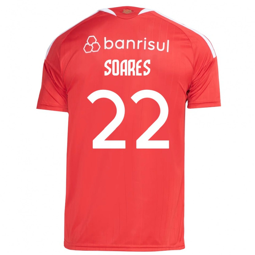 Danxen Kinder Guilherme Soares #22 Rot Weiß Heimtrikot Trikot 2026/27 T-Shirt
