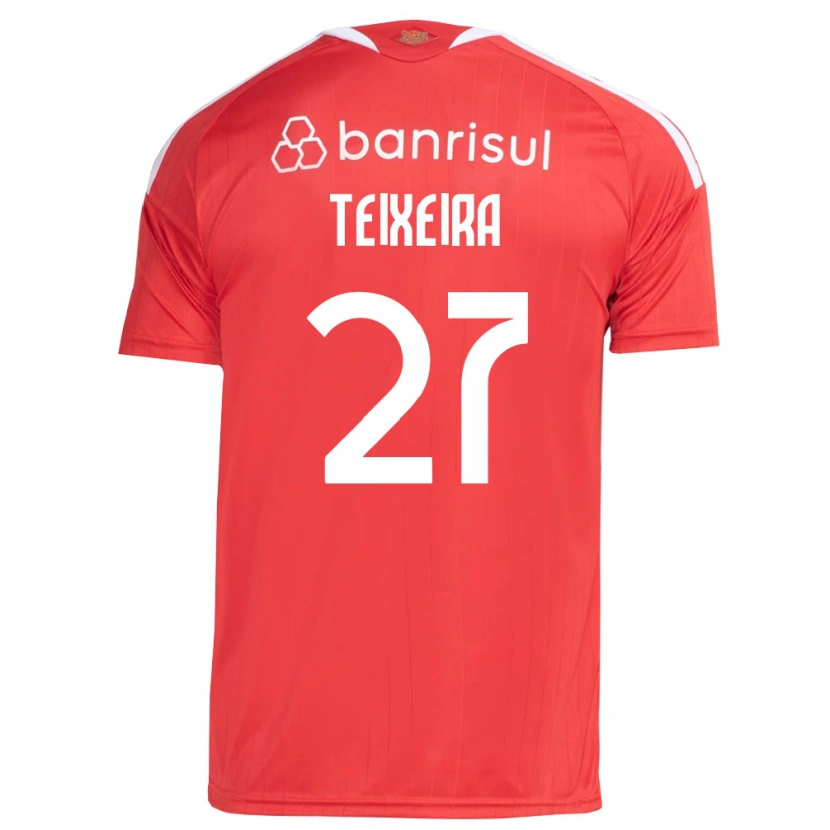 Danxen Kinder Danny Teixeira #27 Rot Weiß Heimtrikot Trikot 2026/27 T-Shirt