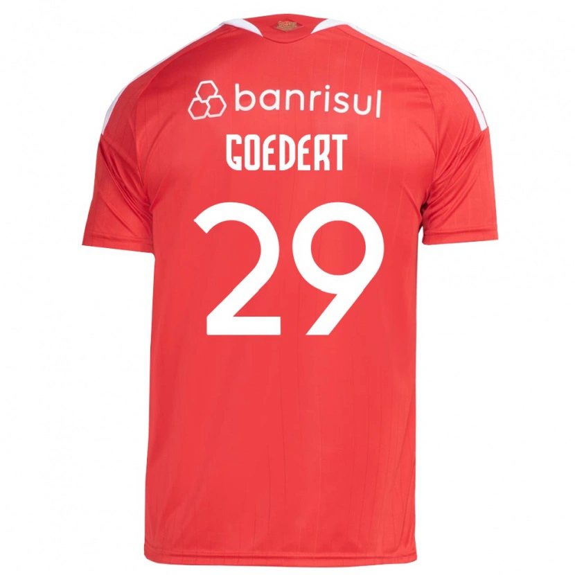 Danxen Kinder Alice Goedert #29 Rot Weiß Heimtrikot Trikot 2026/27 T-Shirt