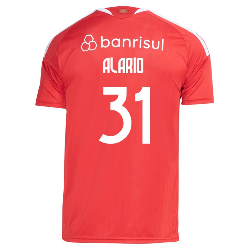 Danxen Kinder Lucas Alario #31 Rot Weiß Heimtrikot Trikot 2026/27 T-Shirt