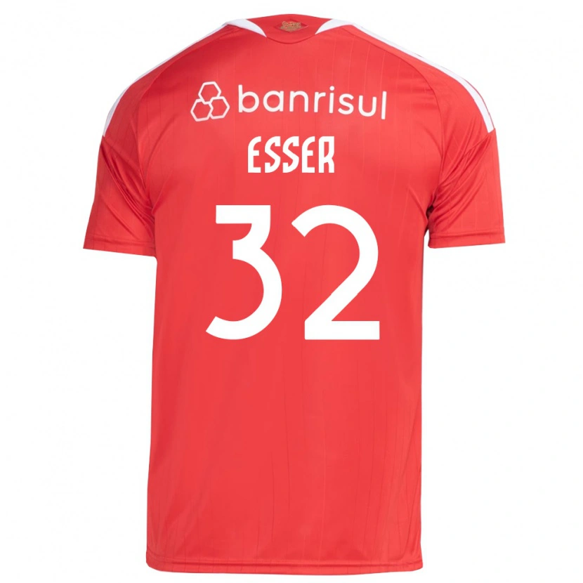 Danxen Kinder Diego Esser #32 Rot Weiß Heimtrikot Trikot 2026/27 T-Shirt