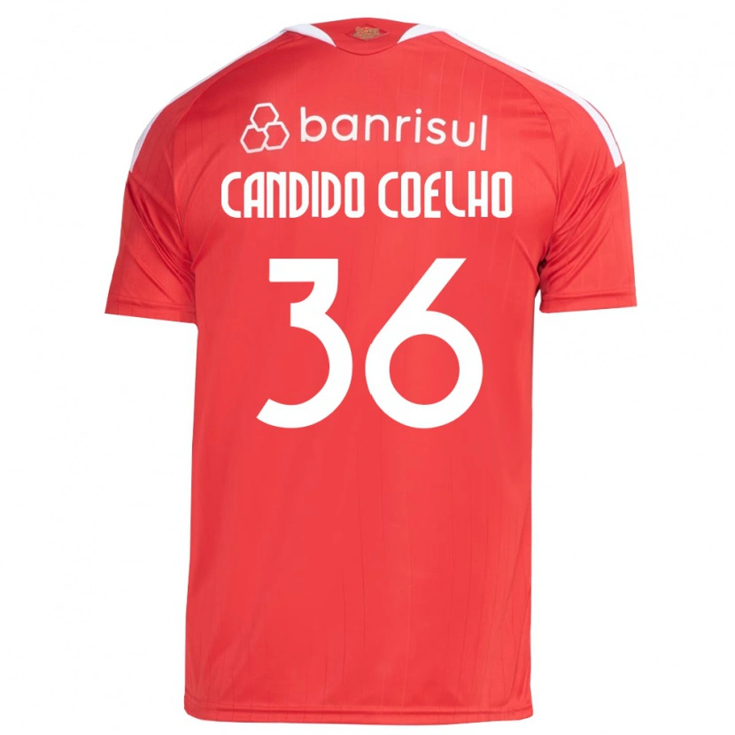 Danxen Kinder Richard Candido Coelho #36 Rot Weiß Heimtrikot Trikot 2026/27 T-Shirt