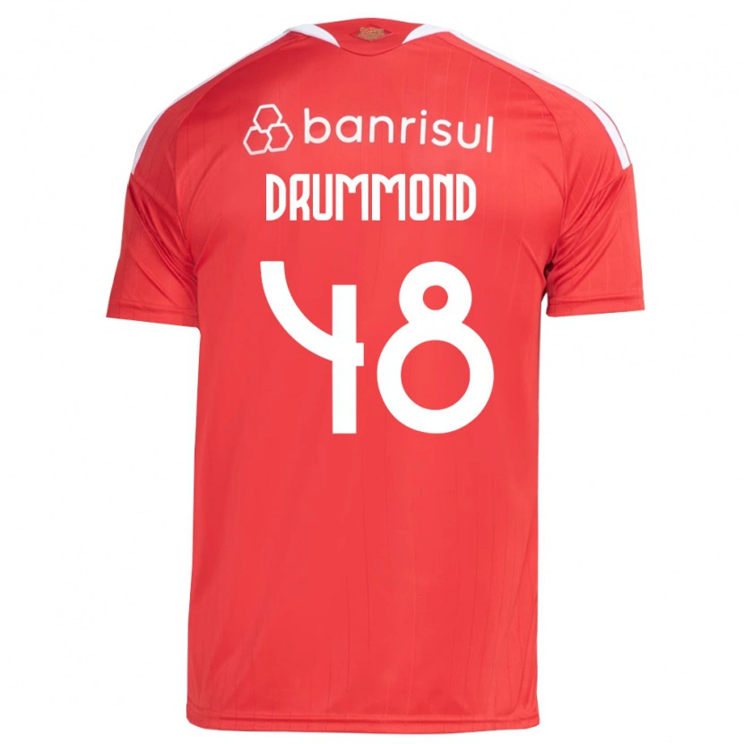 Danxen Kinder Lucca Drummond #48 Rot Weiß Heimtrikot Trikot 2026/27 T-Shirt