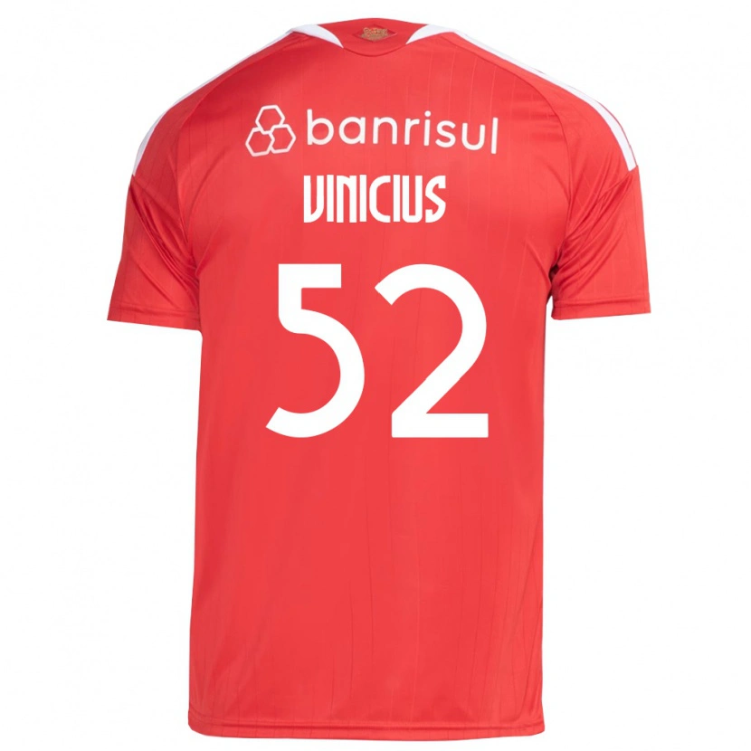 Danxen Kinder Gabriel Vinicius #52 Rot Weiß Heimtrikot Trikot 2026/27 T-Shirt