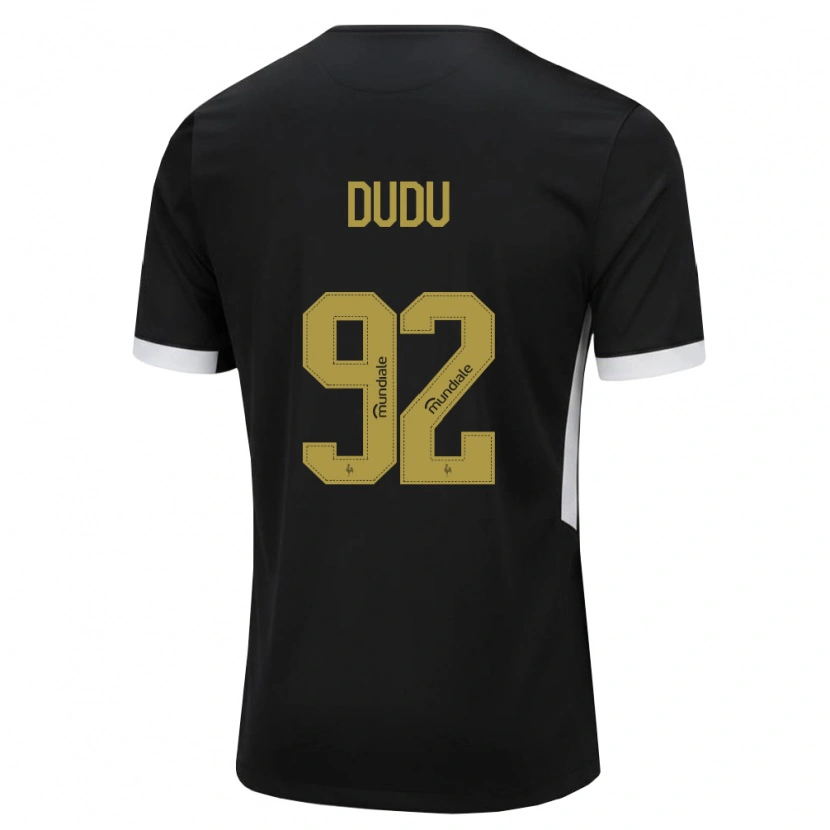 Danxen Kinder Dudu #92 Schwarz Weiß Gelb Heimtrikot Trikot 2026/27 T-Shirt