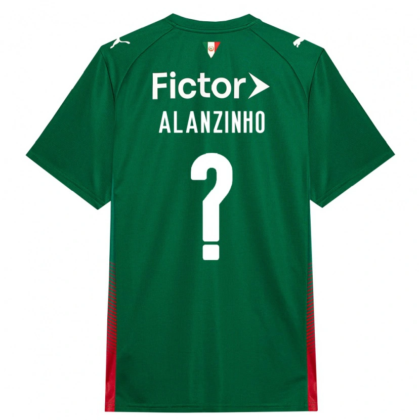 Danxen Kinder Alanzinho #0 Grün Rot Weiß Heimtrikot Trikot 2026/27 T-Shirt