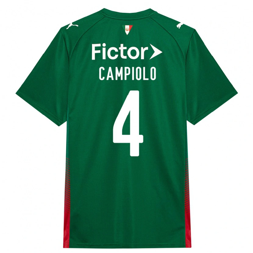 Danxen Kinder Giovanna Campiolo #4 Grün Rot Weiß Heimtrikot Trikot 2026/27 T-Shirt