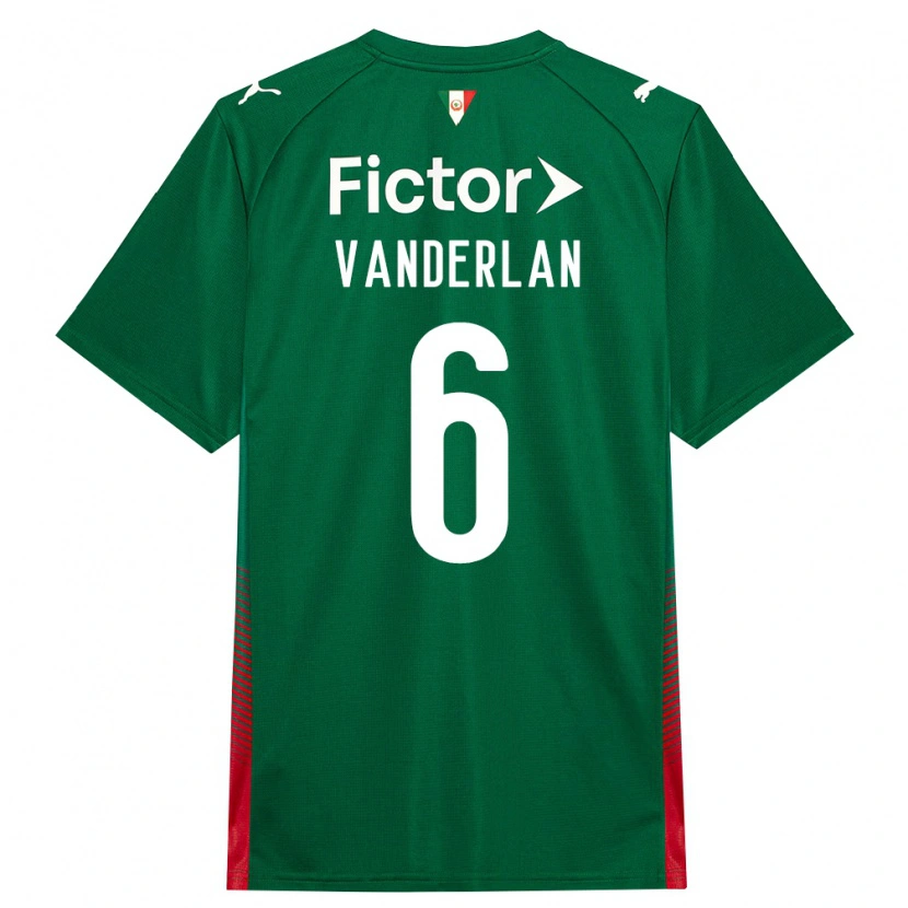 Danxen Kinder Vanderlan #6 Grün Rot Weiß Heimtrikot Trikot 2026/27 T-Shirt