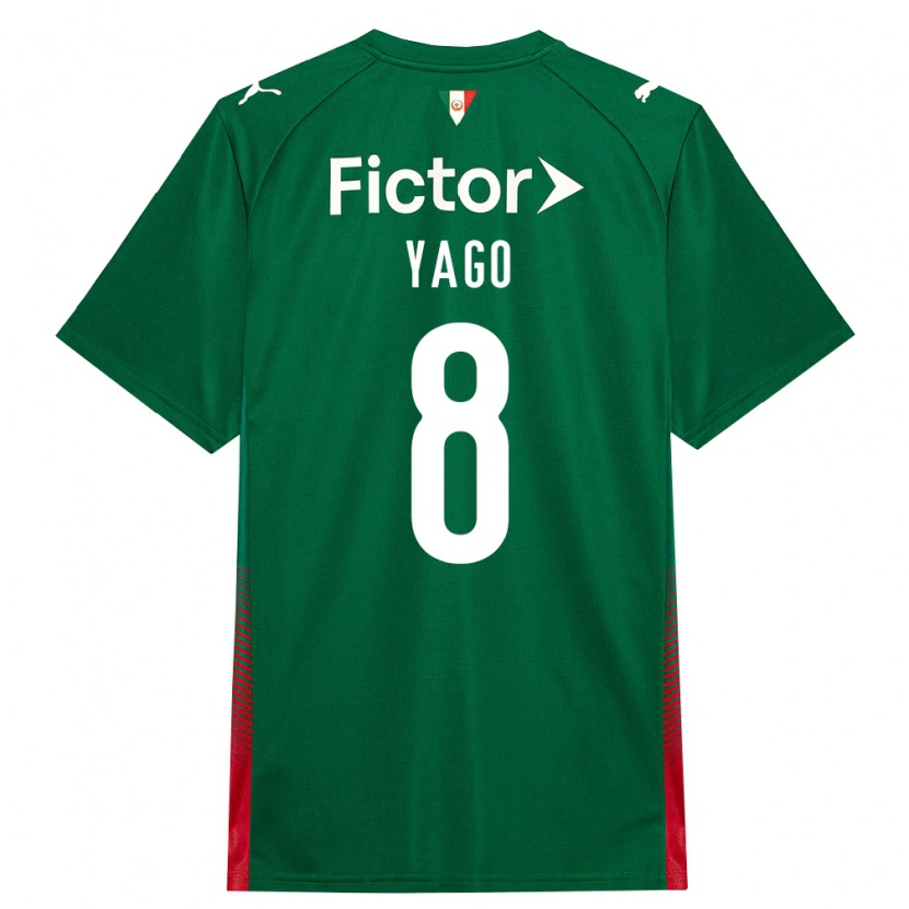 Danxen Kinder Ruan Yago #8 Grün Rot Weiß Heimtrikot Trikot 2026/27 T-Shirt
