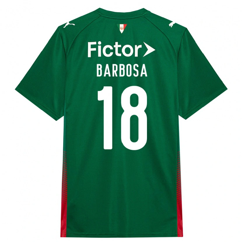 Danxen Kinder Danilo Barbosa #18 Grün Rot Weiß Heimtrikot Trikot 2026/27 T-Shirt