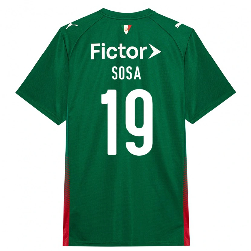 Danxen Kinder Ramón Sosa #19 Grün Rot Weiß Heimtrikot Trikot 2026/27 T-Shirt