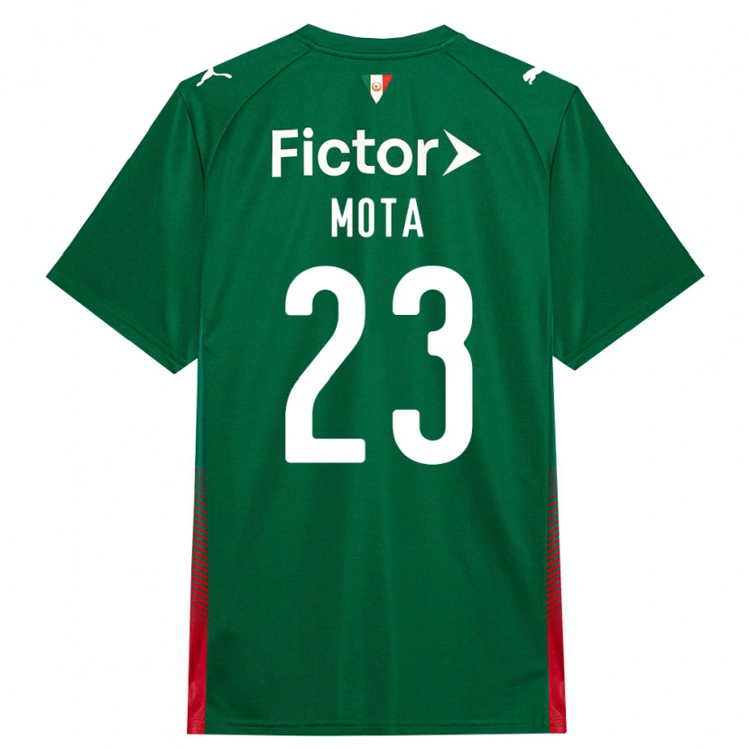 Danxen Kinder Flávia Mota #23 Grün Rot Weiß Heimtrikot Trikot 2026/27 T-Shirt