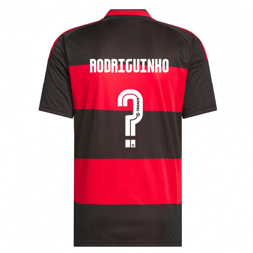 Danxen Kinder Rodriguinho #0 Rot Schwarz Weiß Heimtrikot Trikot 2026/27 T-Shirt