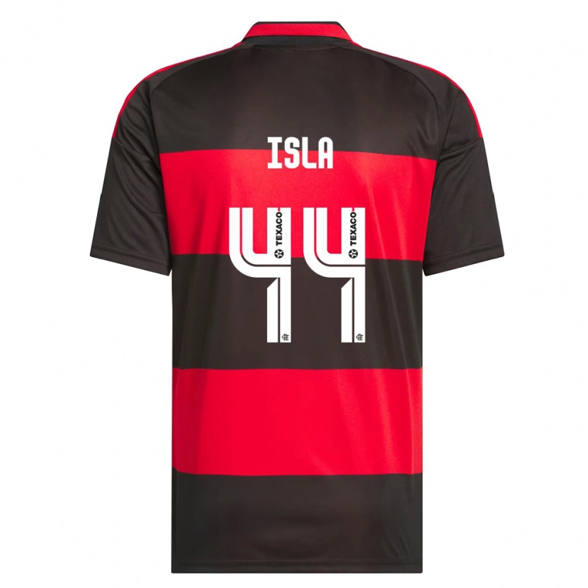 Danxen Kinder Mauricio Isla #44 Rot Schwarz Weiß Heimtrikot Trikot 2026/27 T-Shirt