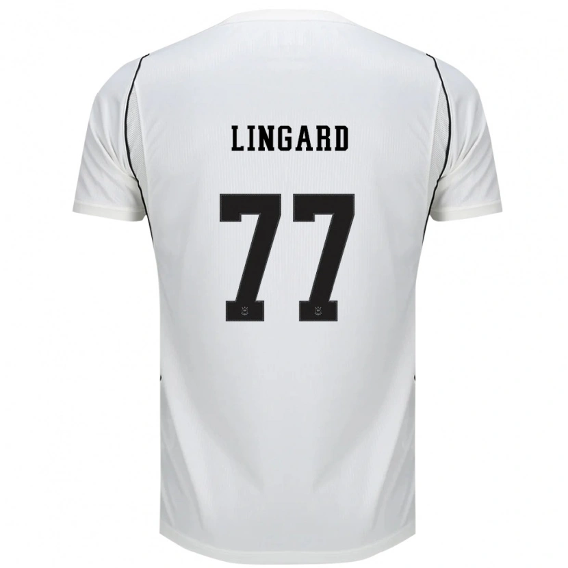 Danxen Kinder Jesse Lingard #77 Weiß Schwarz Rot Heimtrikot Trikot 2026/27 T-Shirt