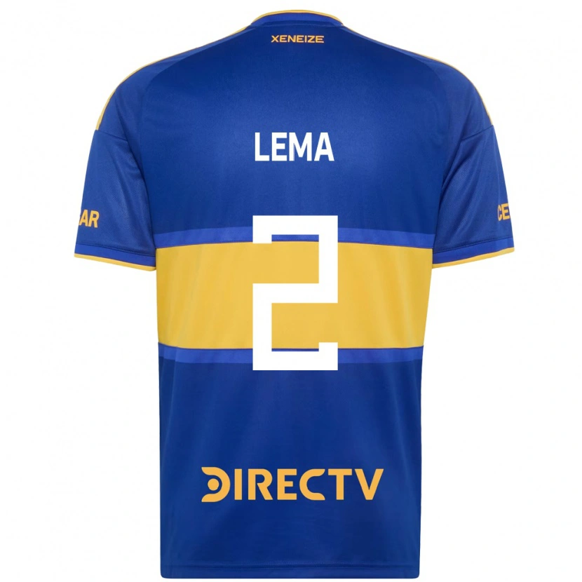 Danxen Kinder Cristian Lema #2 Königsblau Gelb Heimtrikot Trikot 2026/27 T-Shirt