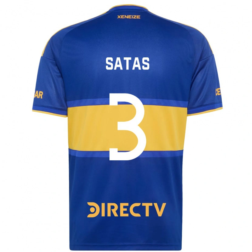 Danxen Kinder Matías Satas #3 Königsblau Gelb Heimtrikot Trikot 2026/27 T-Shirt