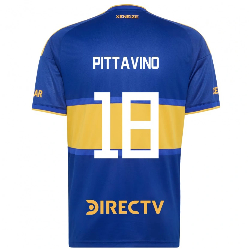 Danxen Kinder Rodrigo Pittavino #18 Königsblau Gelb Heimtrikot Trikot 2026/27 T-Shirt