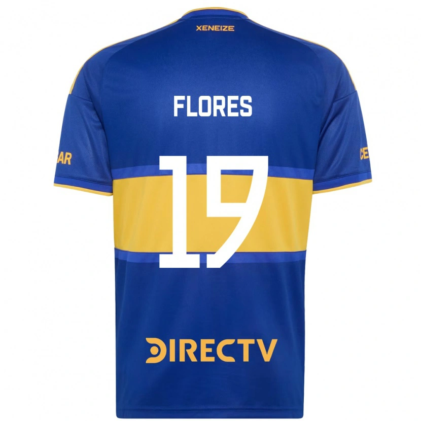 Danxen Kinder Leonel Flores #19 Königsblau Gelb Heimtrikot Trikot 2026/27 T-Shirt