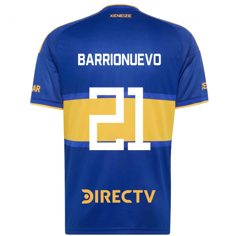 Danxen Kinder Emiliano Barrionuevo #21 Königsblau Gelb Heimtrikot Trikot 2026/27 T-Shirt