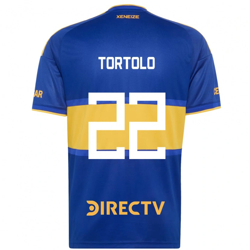 Danxen Kinder Dulce Tortolo #22 Königsblau Gelb Heimtrikot Trikot 2026/27 T-Shirt