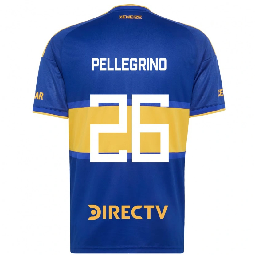 Danxen Kinder Marco Pellegrino #26 Königsblau Gelb Heimtrikot Trikot 2026/27 T-Shirt