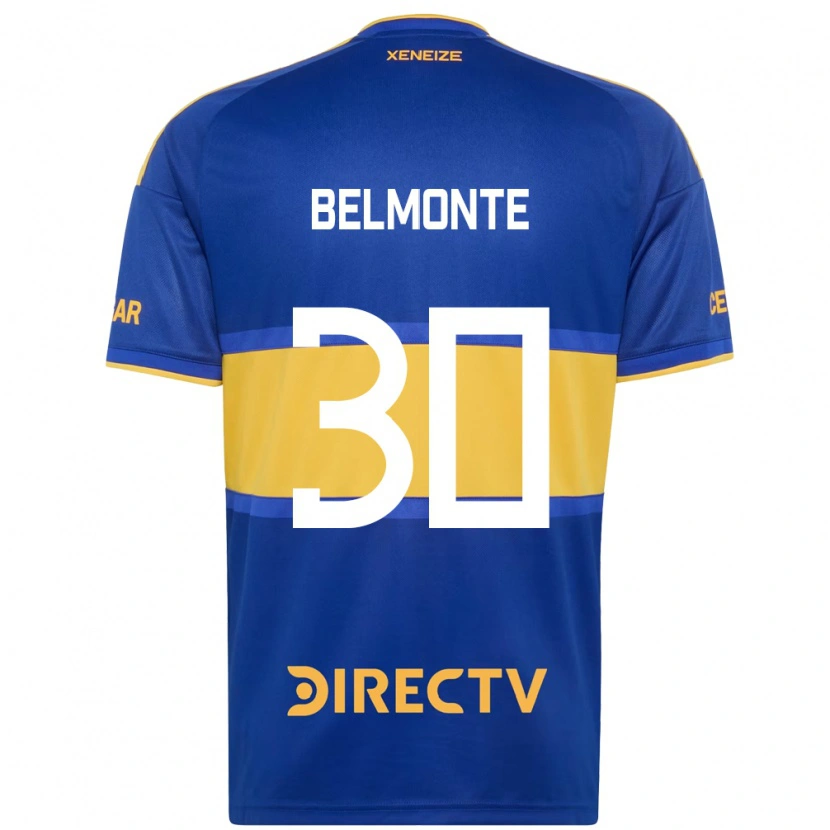 Danxen Kinder Tomás Belmonte #30 Königsblau Gelb Heimtrikot Trikot 2026/27 T-Shirt
