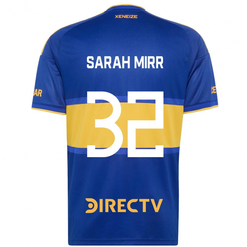 Danxen Kinder Sarah Mirr #32 Königsblau Gelb Heimtrikot Trikot 2026/27 T-Shirt