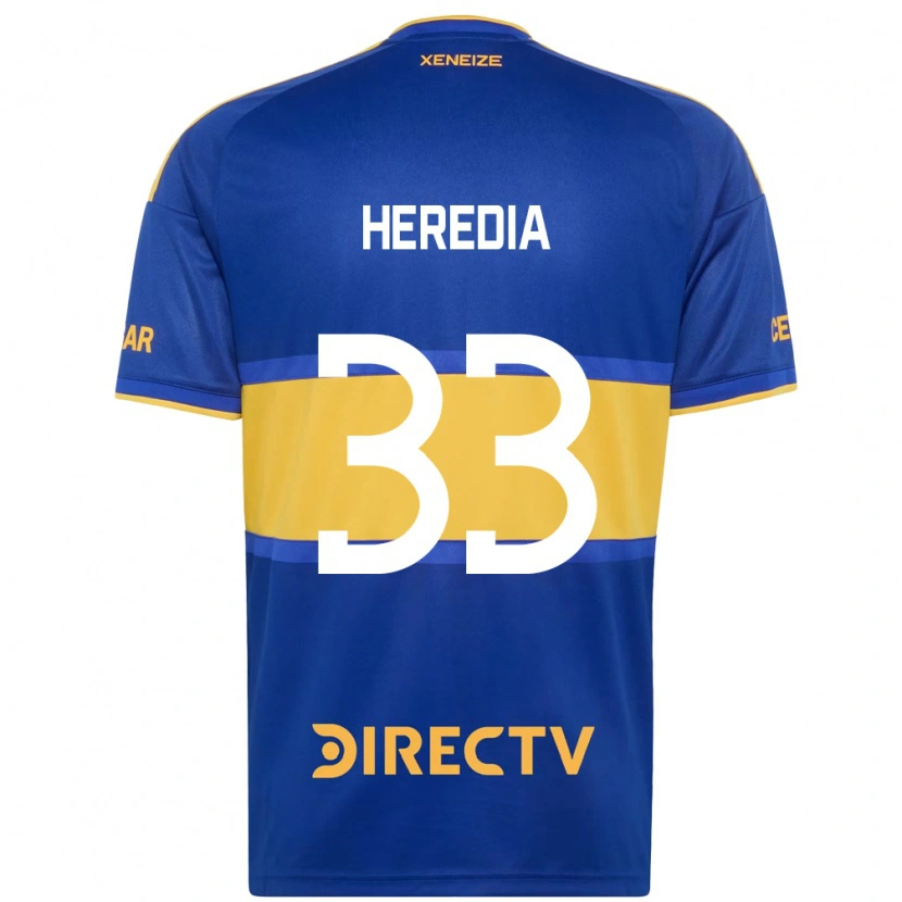 Danxen Kinder Agustín Heredia #33 Königsblau Gelb Heimtrikot Trikot 2026/27 T-Shirt