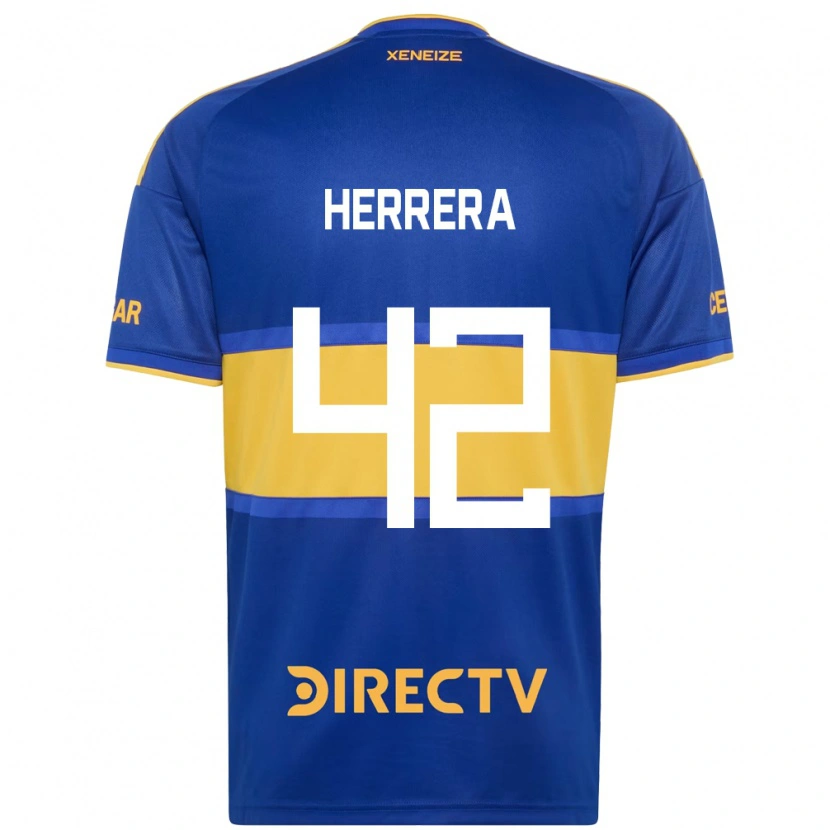 Danxen Kinder Facundo Herrera #42 Königsblau Gelb Heimtrikot Trikot 2026/27 T-Shirt