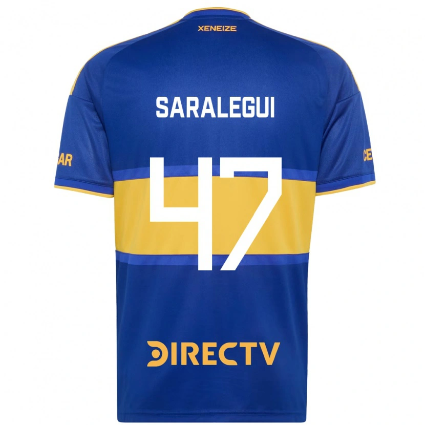 Danxen Kinder Jabes Saralegui #47 Königsblau Gelb Heimtrikot Trikot 2026/27 T-Shirt