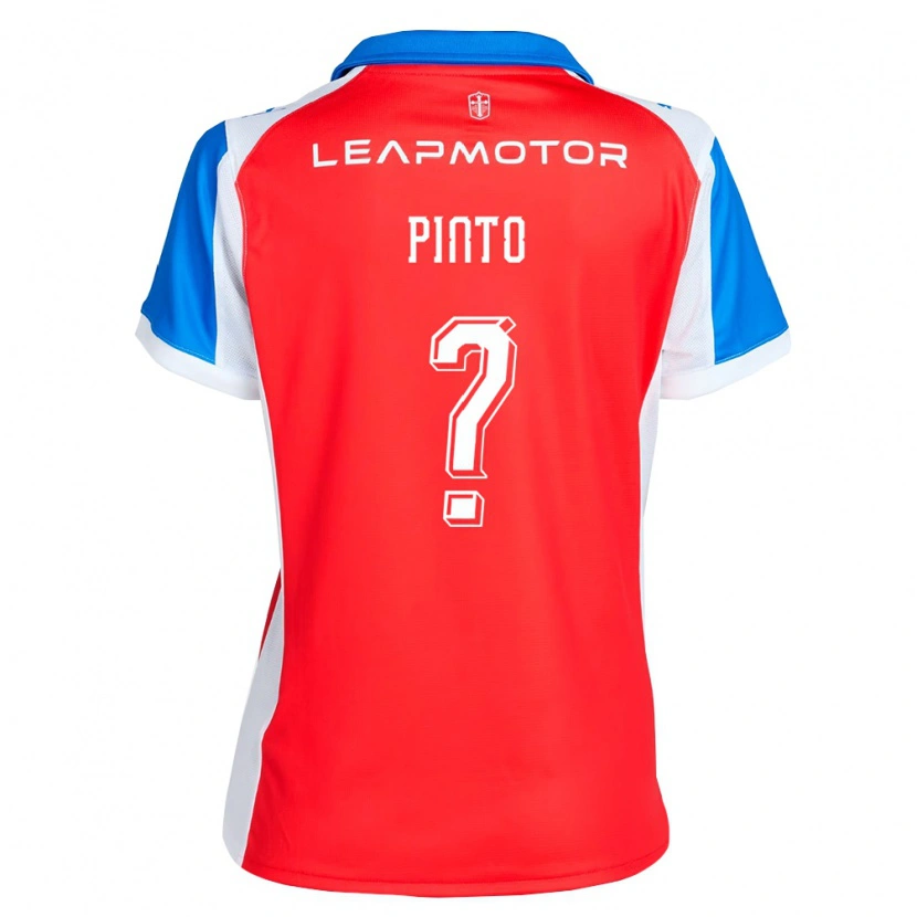 Danxen Kinder Pablo Pinto #0 Rot Blau Auswärtstrikot Trikot 2026/27 T-Shirt