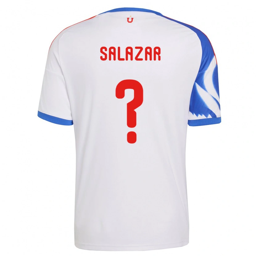 Danxen Kinder Yahir Salazar #0 Weiß Marineblau Auswärtstrikot Trikot 2026/27 T-Shirt