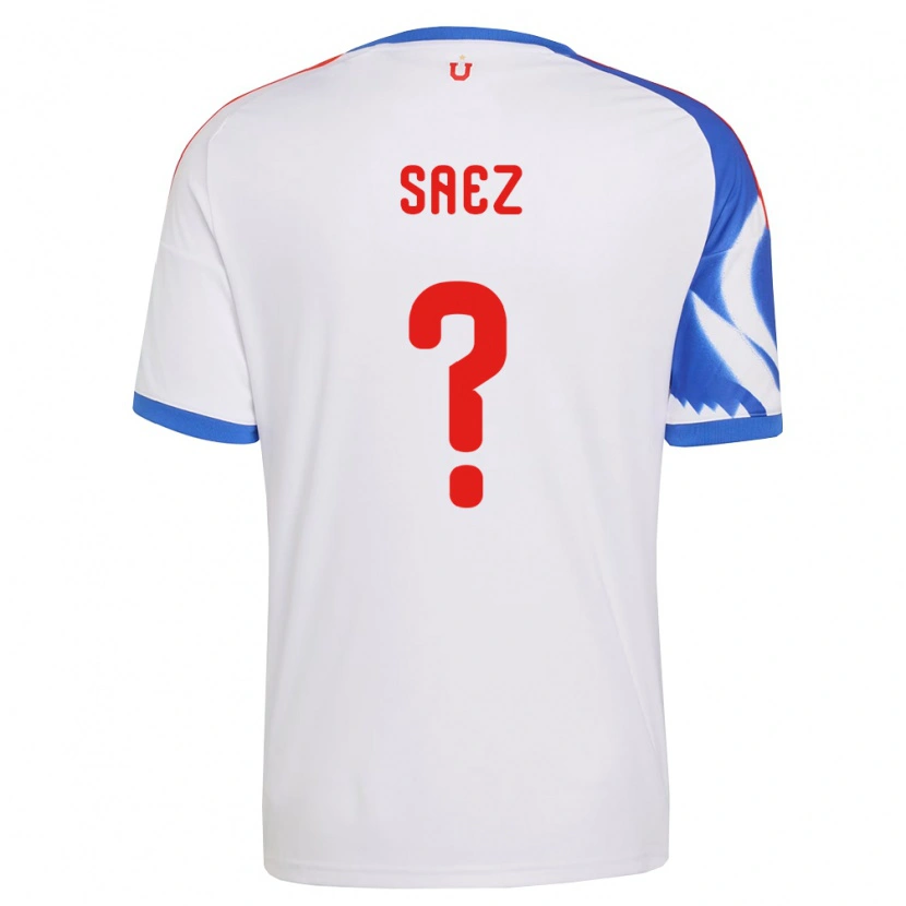 Danxen Kinder Ignacio Sáez #0 Weiß Marineblau Auswärtstrikot Trikot 2026/27 T-Shirt