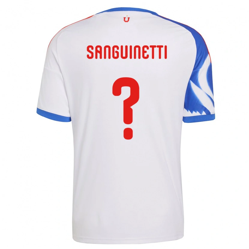 Danxen Kinder Fernando Osorio Sanguinetti #0 Weiß Marineblau Auswärtstrikot Trikot 2026/27 T-Shirt