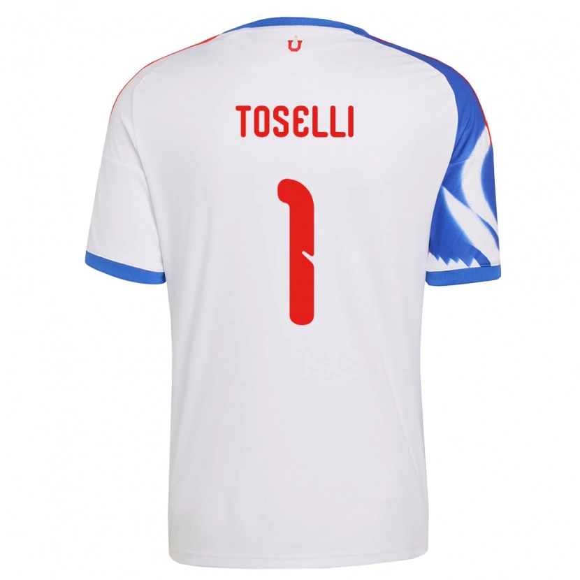 Danxen Kinder Cristopher Toselli #1 Weiß Marineblau Auswärtstrikot Trikot 2026/27 T-Shirt
