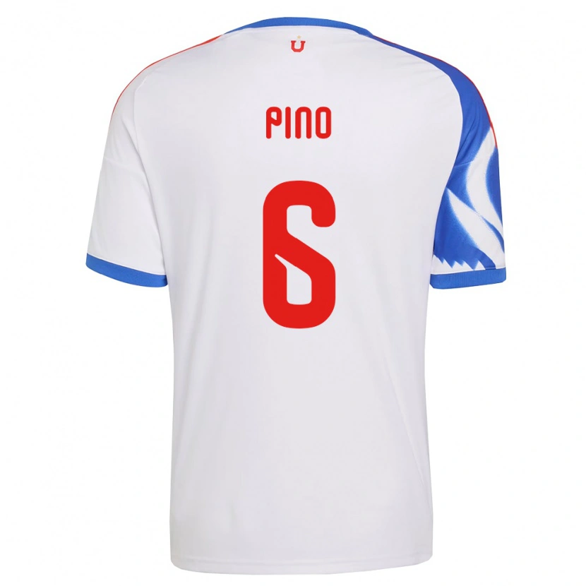 Danxen Kinder Gisela Pino #6 Weiß Marineblau Auswärtstrikot Trikot 2026/27 T-Shirt