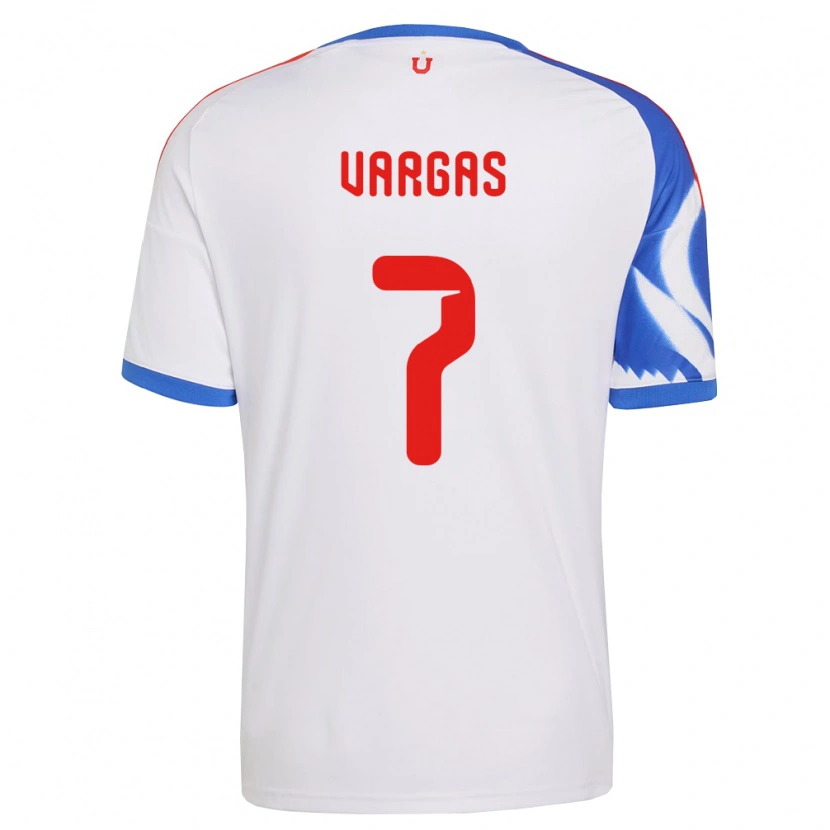 Danxen Kinder Jeisson Vargas #7 Weiß Marineblau Auswärtstrikot Trikot 2026/27 T-Shirt