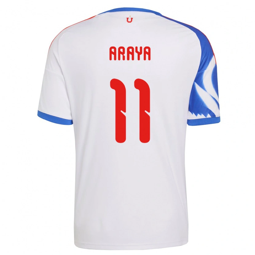 Danxen Kinder Fernanda Araya #11 Weiß Marineblau Auswärtstrikot Trikot 2026/27 T-Shirt