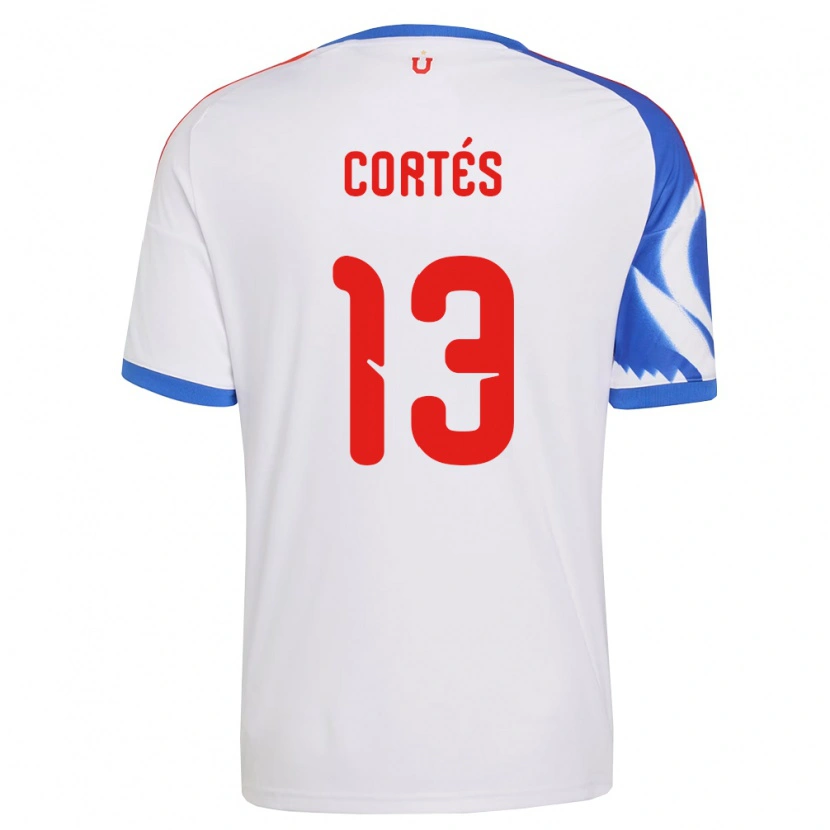 Danxen Kinder Jhon Cortés #13 Weiß Marineblau Auswärtstrikot Trikot 2026/27 T-Shirt