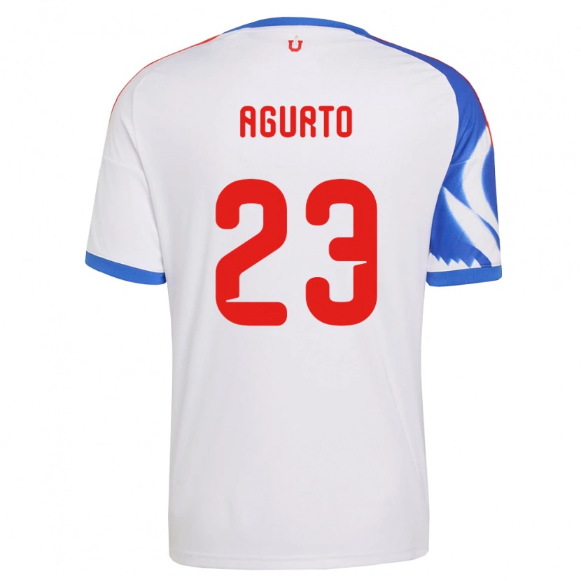 Danxen Kinder Isidora Agurto #23 Weiß Marineblau Auswärtstrikot Trikot 2026/27 T-Shirt
