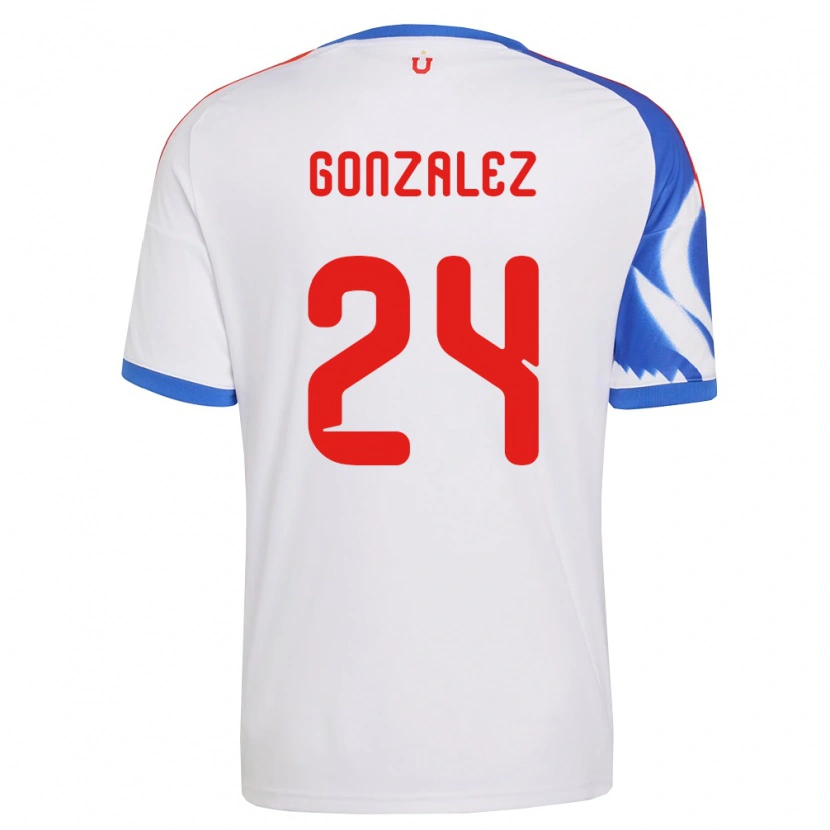 Danxen Kinder Emma González #24 Weiß Marineblau Auswärtstrikot Trikot 2026/27 T-Shirt