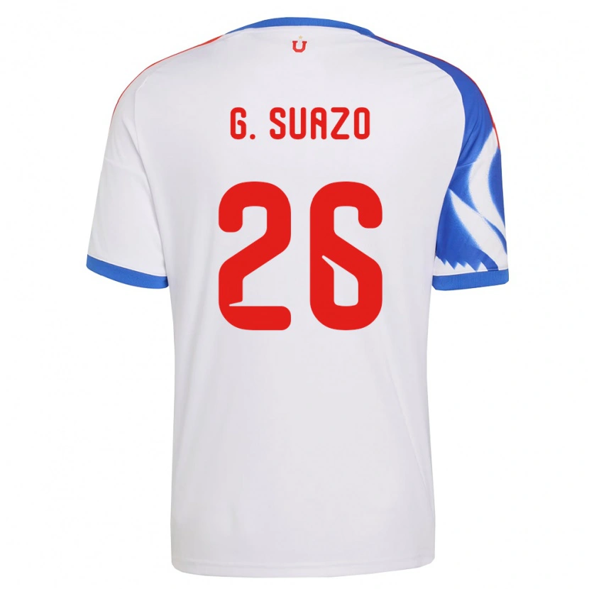 Danxen Kinder Grettel Suazo #26 Weiß Marineblau Auswärtstrikot Trikot 2026/27 T-Shirt