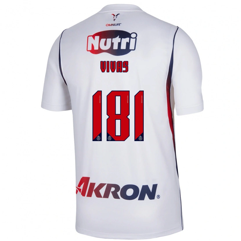Danxen Kinder Ángel Vivas #181 Rot Weiß Marineblau Auswärtstrikot Trikot 2026/27 T-Shirt