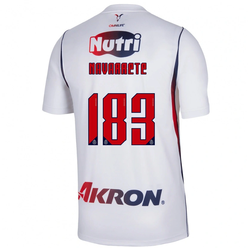 Danxen Kinder Cristo Navarrete #183 Rot Weiß Marineblau Auswärtstrikot Trikot 2026/27 T-Shirt
