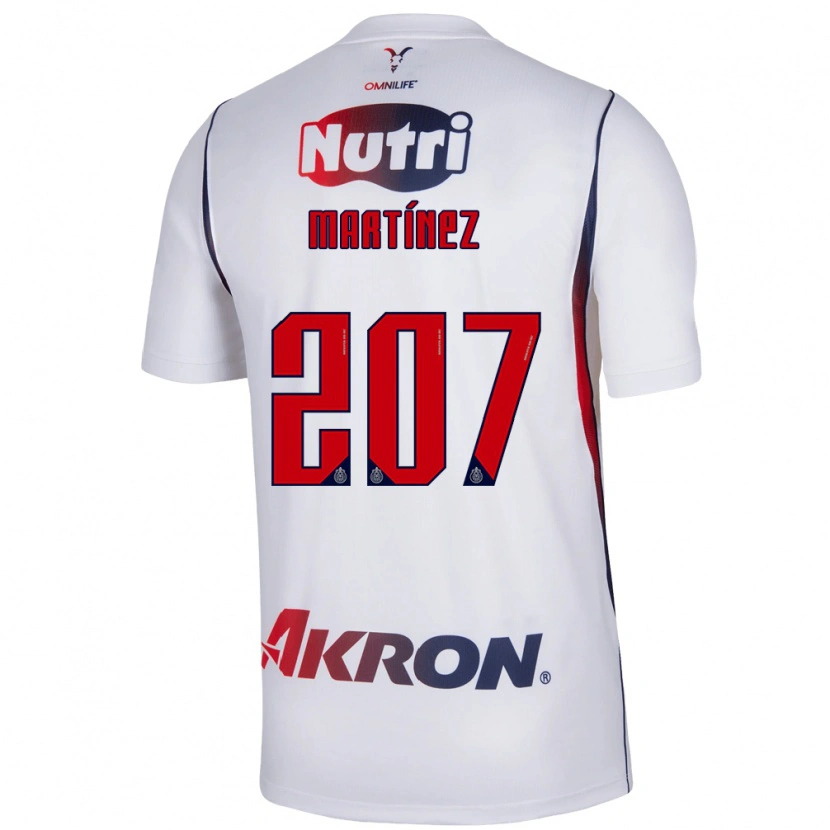 Danxen Kinder Raúl Martínez #207 Rot Weiß Marineblau Auswärtstrikot Trikot 2026/27 T-Shirt